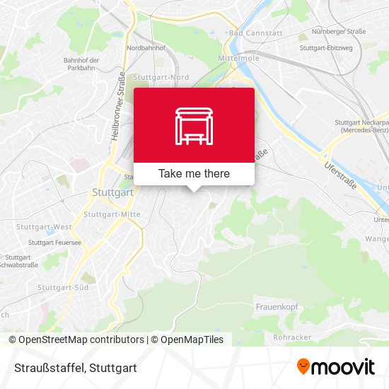 Straußstaffel map