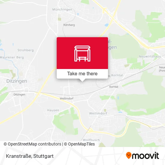 Карта Kranstraße