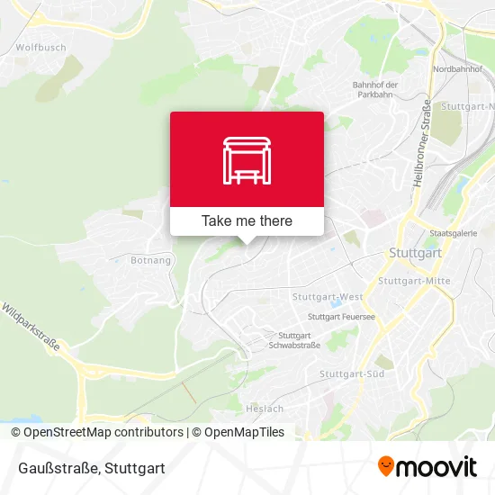 Карта Gaußstraße