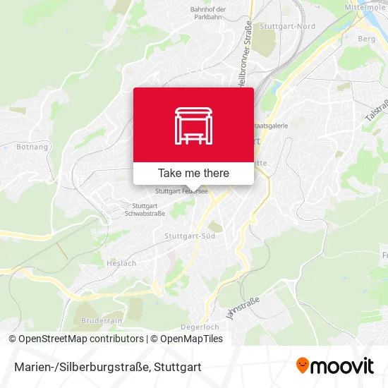 Карта Marien-/Silberburgstraße