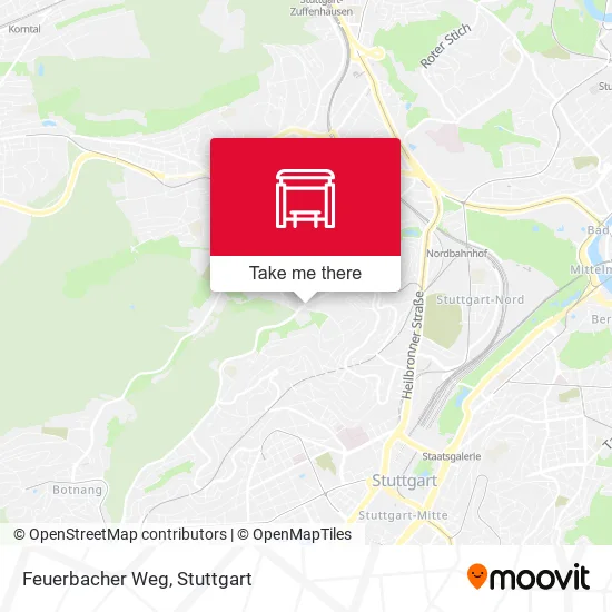Карта Feuerbacher Weg