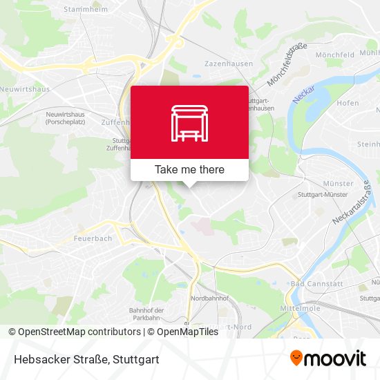 Карта Hebsacker Straße