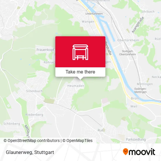 Карта Glaunerweg