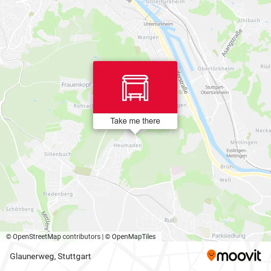Карта Glaunerweg