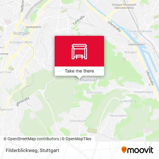 Карта Filderblickweg