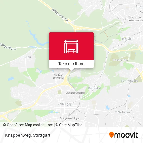 Карта Knappenweg