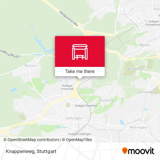 Карта Knappenweg