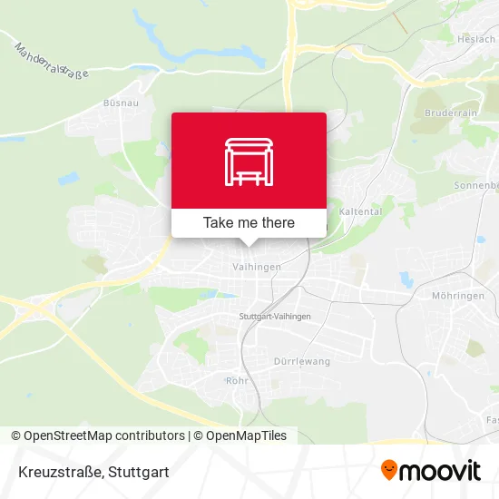 Карта Kreuzstraße