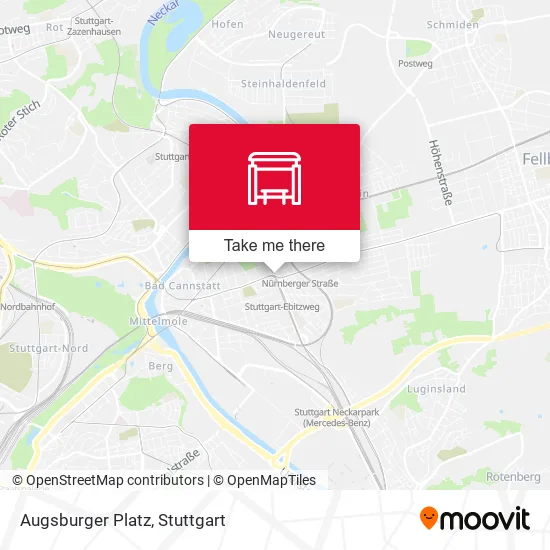 Карта Augsburger Platz
