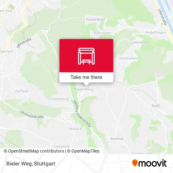 Карта Bieler Weg