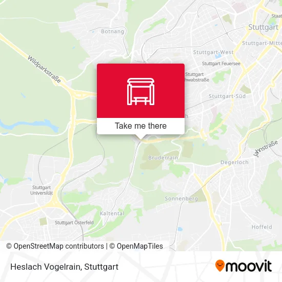 Карта Heslach Vogelrain