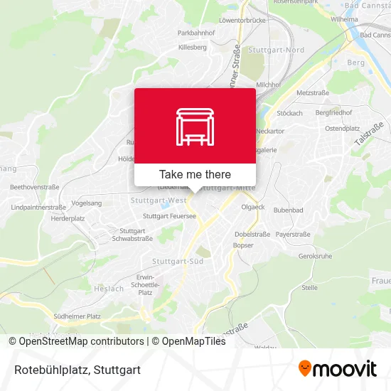 Rotebühlplatz map