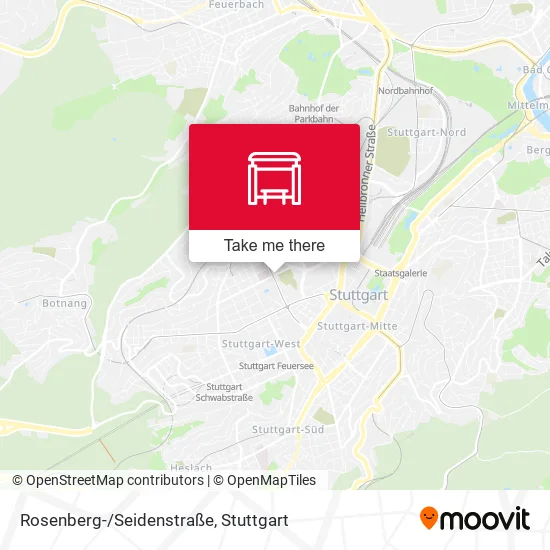 Rosenberg-/Seidenstraße map