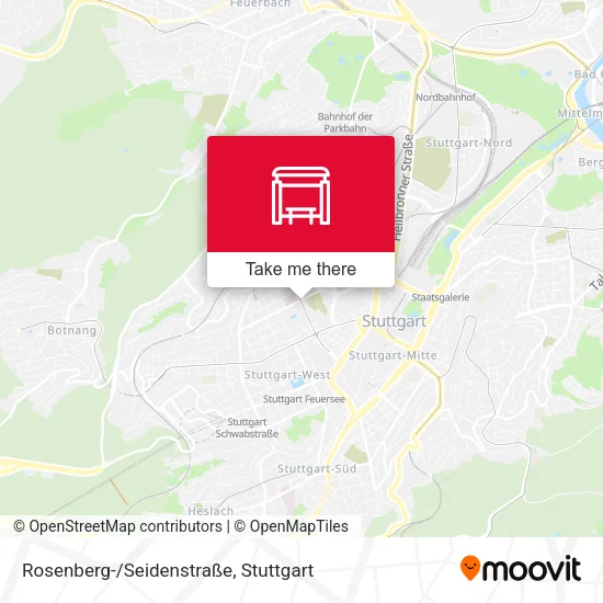 Карта Rosenberg-/Seidenstraße