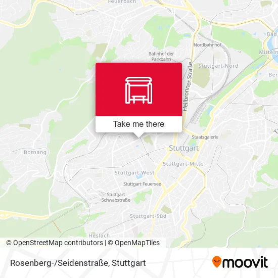 Карта Rosenberg-/Seidenstraße