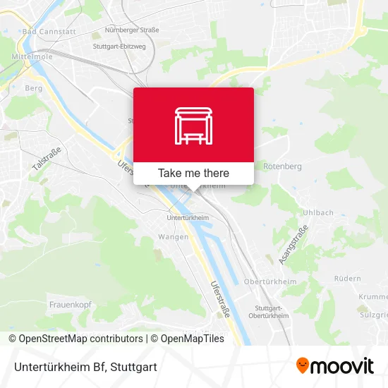 Карта Untertürkheim Bf