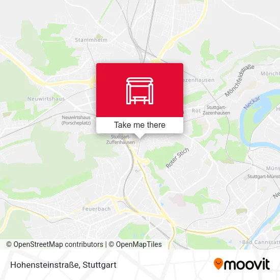 Карта Hohensteinstraße
