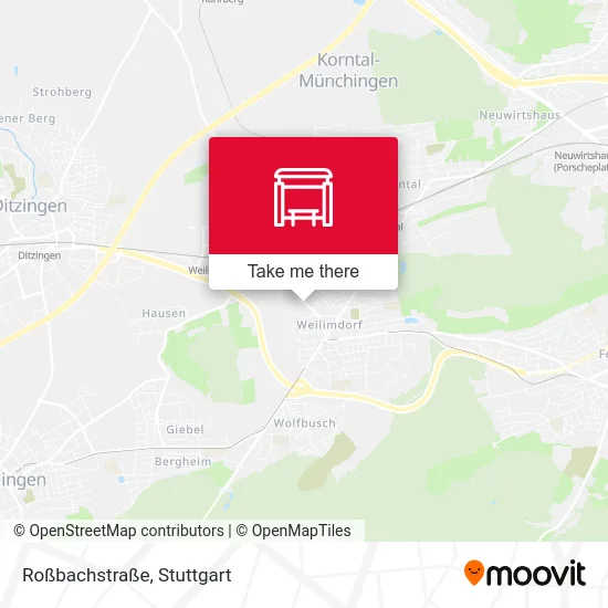 Карта Roßbachstraße