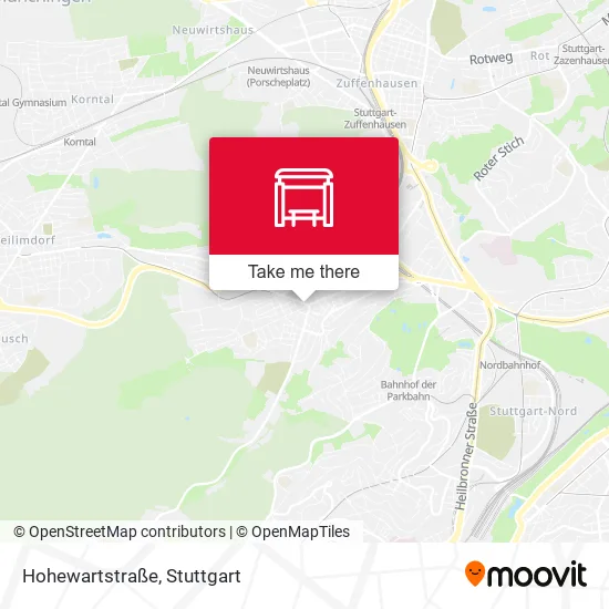Карта Hohewartstraße