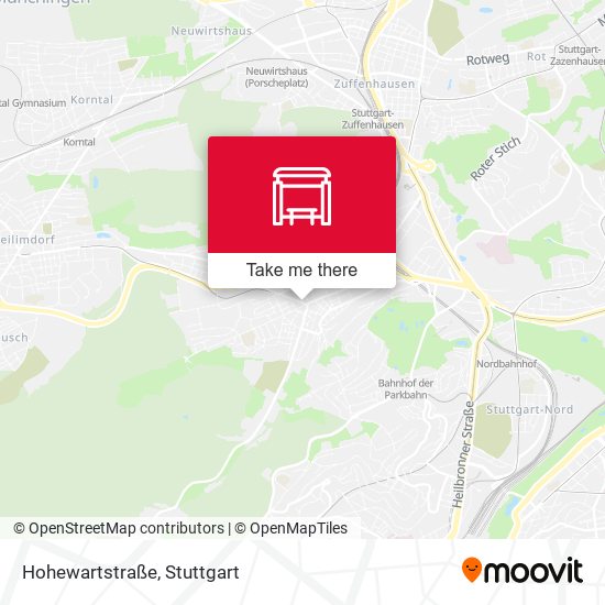 Карта Hohewartstraße