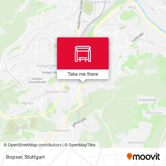 Карта Bopser