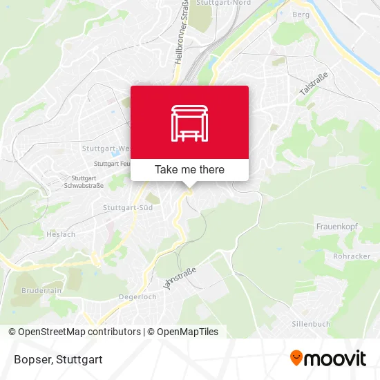 Карта Bopser