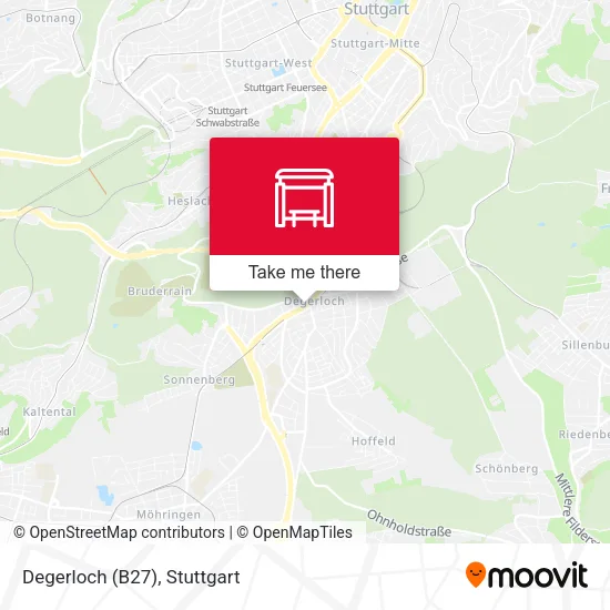 Degerloch (B27) map