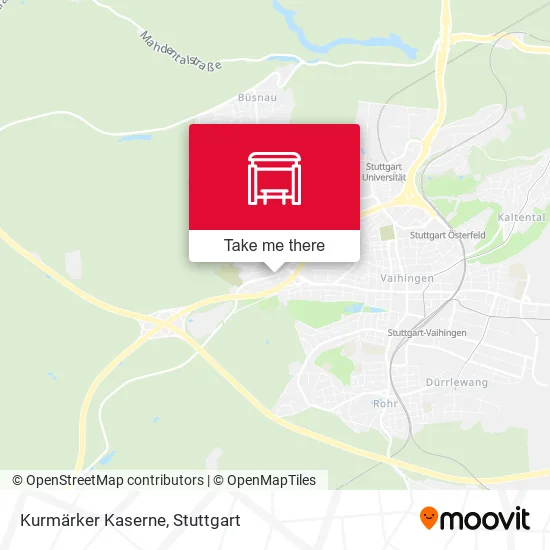 Карта Kurmärker Kaserne