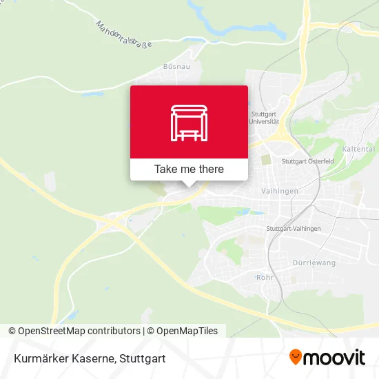 Карта Kurmärker Kaserne