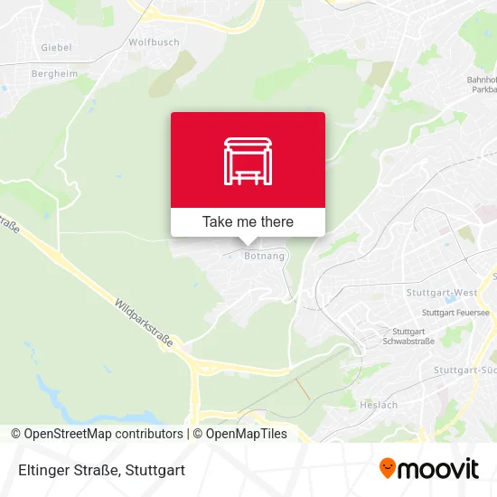 Карта Eltinger Straße