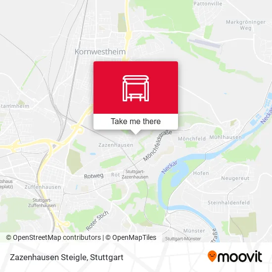 Карта Zazenhausen Steigle