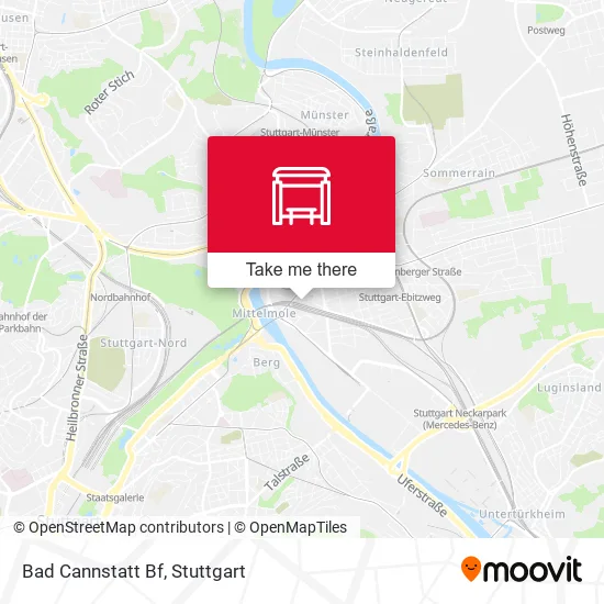 Карта Bad Cannstatt Bf