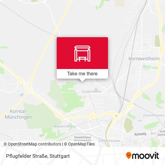Карта Pflugfelder Straße
