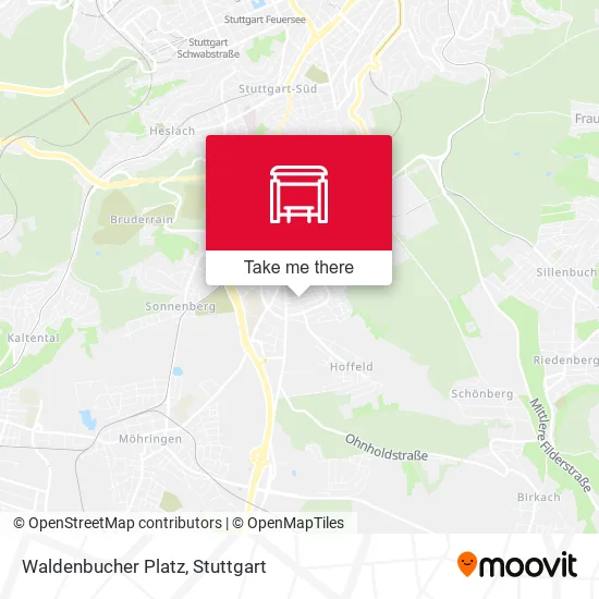 Карта Waldenbucher Platz
