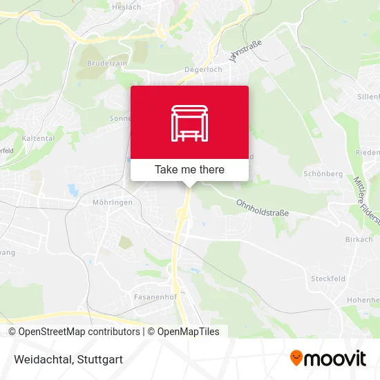 Карта Weidachtal