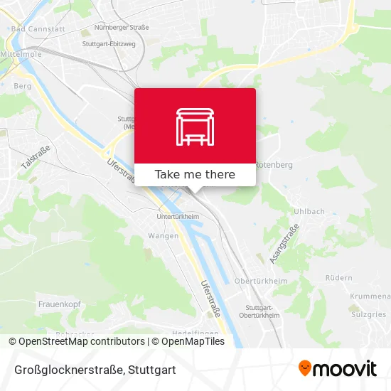 Карта Großglocknerstraße