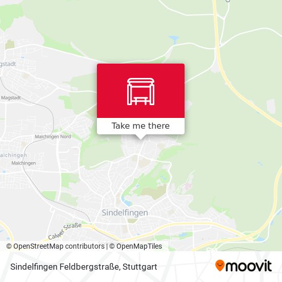 Sindelfingen Feldbergstraße map