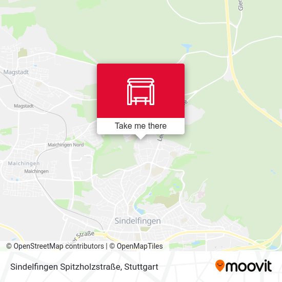 Карта Sindelfingen Spitzholzstraße