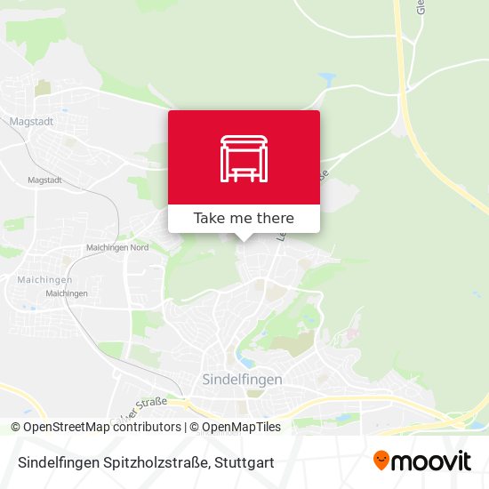 Sindelfingen Spitzholzstraße map