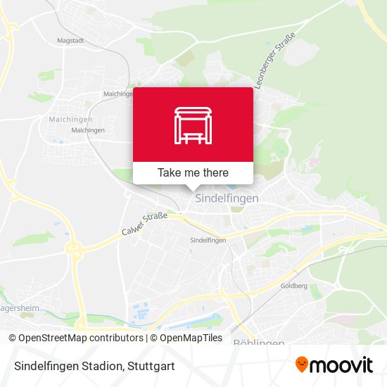 Sindelfingen Stadion map