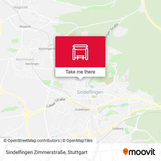 Sindelfingen Zimmerstraße map