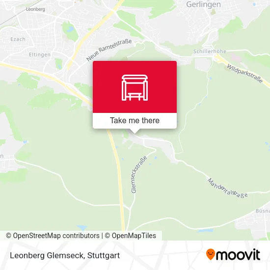 Leonberg Glemseck map