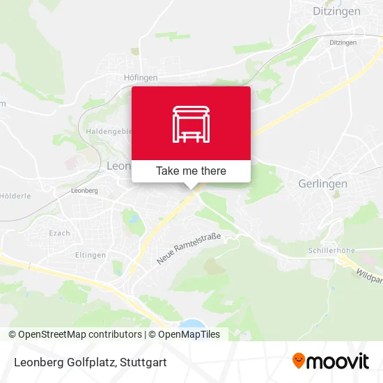 Карта Leonberg Golfplatz