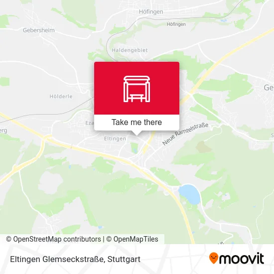 Карта Eltingen Glemseckstraße