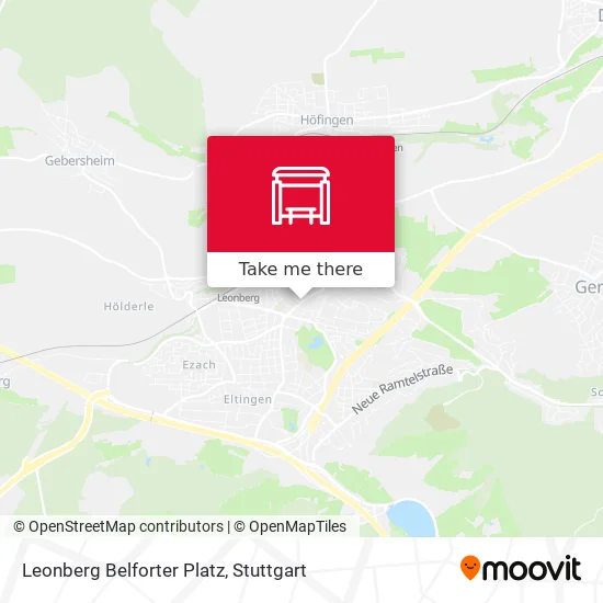 Карта Leonberg Belforter Platz