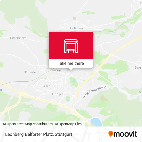 Карта Leonberg Belforter Platz