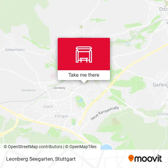 Leonberg Seegarten map