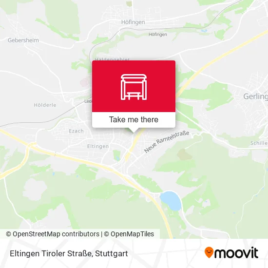 Карта Eltingen Tiroler Straße
