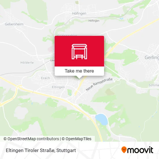 Карта Eltingen Tiroler Straße