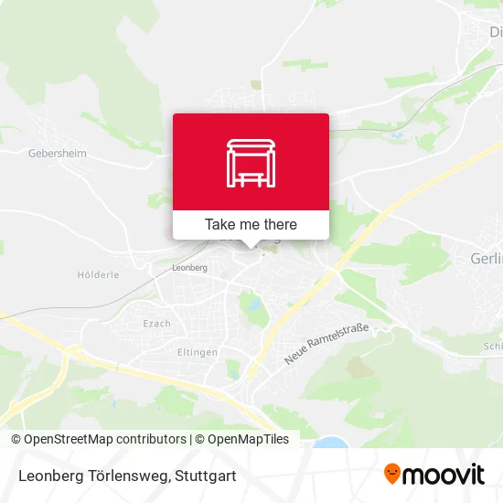 Карта Leonberg Törlensweg